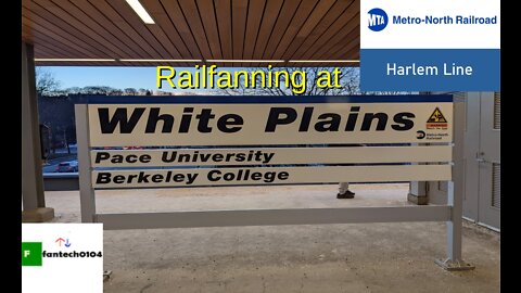 Railfanning at White Plains Transportation Center: Featuring BJ Blueshadow Transit and William