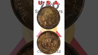 U. S. A. 1 Cent 1902. #shorts #coinnotesz #viral