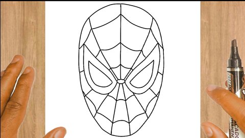 COMO DESENHAR O HOMEM ARANHA passo a passo