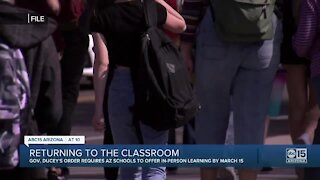 Returning to the classroom in Arizona