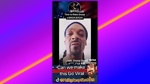 Snoop Dog Says Not to Vote for Donald Trump!