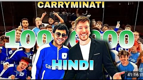 World top 50 youtuber fight for 10crore rupees #mrbeast #carryminati