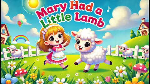 "Mary Had a Little Lamb | Classic Nursery Rhyme for Kids"