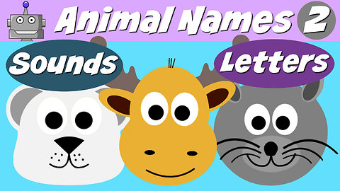 Animal Names 1 - Cat, Koala, Moose, Pig, Rabbit panda