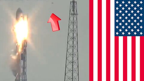 SpaceX rocket suddenly explodes! A Momentary Event! circa 2016 in the US [Space]