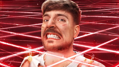 World's Deadliest Laser Maze! #mrbeast #mrbeastlatestvideo