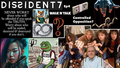 Dissident7 Walk 'n' Talk Ep4 - John Campbell Nanostructures in Vaccine,Controlled Op? Free Speech