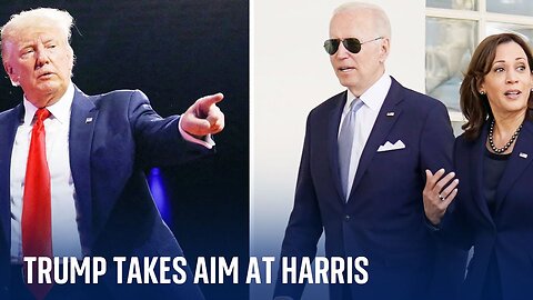 Biden gives emotional farewell speech as Trump takes aim at Harris