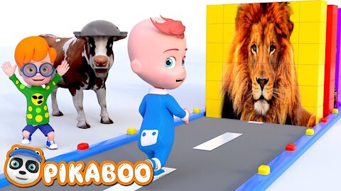 Learn Wild Animals and Fruits with Funny Baby Style PC Games |