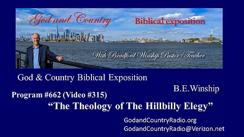 315 - The Theology of The Hillbilly Elegy