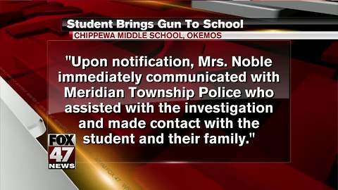 okemos student brought gun to school