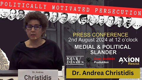 🔵⚡️Presentation: Dr Andrea Christidis at the AXION Resist press conference on 02.08.2024