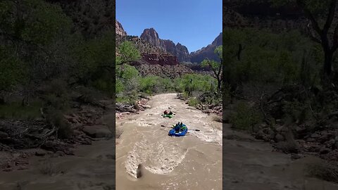 River Rafting | Zion National Park | Virgin River #shorts #short