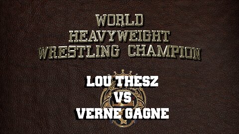 01251952 Lou Thesz vs Verne Gagne (NWA World Title)