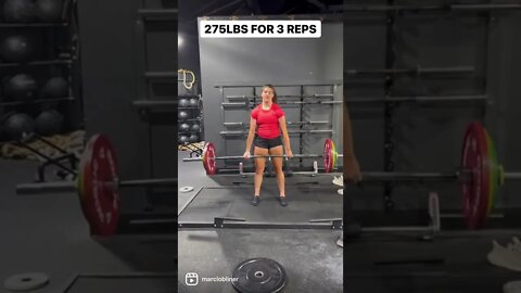 16 Year Old Kami Deadlifts 275 for 3 Reps