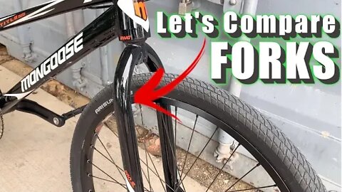 24" VEGA Carbon Forks vs Stock Mongoose Chromoly Forks