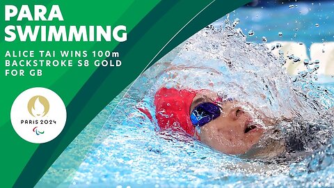 Alice Tai Wins Gold For Great Britain In Women s 100m Backstroke S8 ️ Paralympic Games