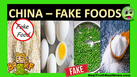 ⚠️☠️🚨 Beware of Fake "Food" Coming Out of China 🤮 WTF?!