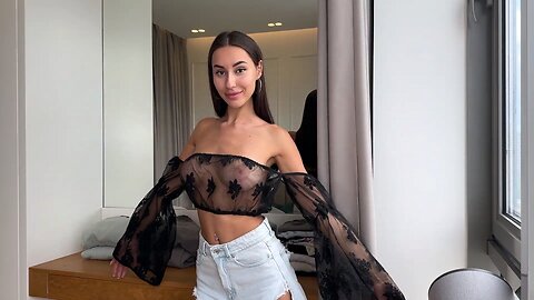 4K Carla Marini’s Transparent Fashion Haul: Trendy Outfits and Styling Tips #trending #tryonhaul2024