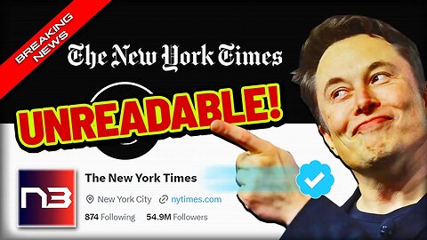 New York Times BLINDSIDED after Elon Musk Takes Away Verified Check Mark