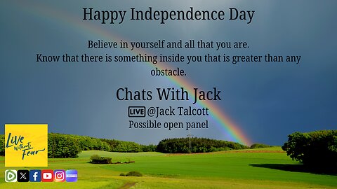 Stop Pretending; Chats with Jack and Open(ish) Panel Opportunity