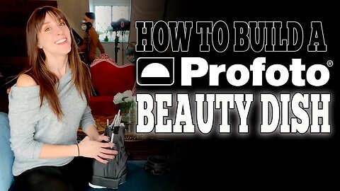 How to Put Together a Profoto OCF Beauty Dish | Off Camera Flash Photography