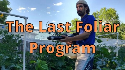 A Complete Foliar Spray Program for plants