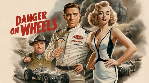 DANGER ON WHEELS (1940) Richard Arlen, Andy Devine & Peggy Moran | Thriller, Sport | COLORIZED