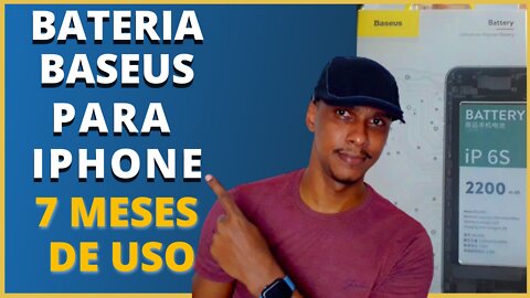 BATERIA BASEUS DURAÇÃO E QUALIDADE PARA SEU IPHONE