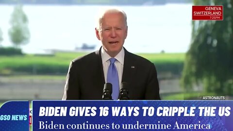 FLASHBACK: Biden Gives Putin 16 Ways To Cripple America