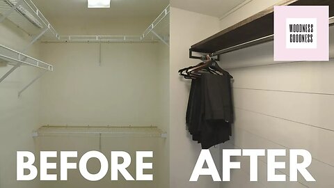 Simple DIY Closet Makeover