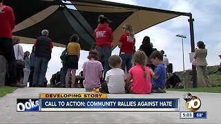 Call to action: Community members rally against hate