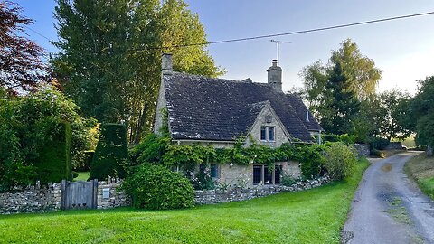 Early Morning Walk || COTSWOLDS Village - Little Barrington, ENGLAND