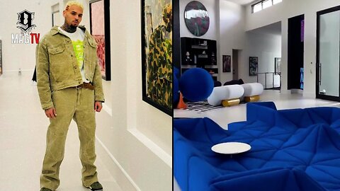 Chris Brown Gives Tour Of His New Modern Mansion! 🏡