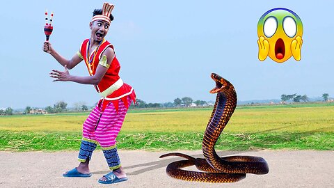 Very Special Trending Snake Comedy Video 2024 😂 Amazing Funny Video 2023 Episode 340 By Bidik Fun Tv