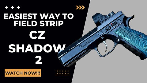 How to Disassemble and Reassemble CZ Shadow 2 (Field Strip)