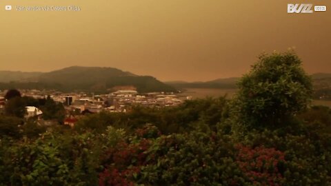 Nova Zelândia atingida por nuvem de fumo australiana