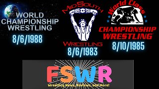 Classic Wrestling: NWA WCW 8/6/88, Mid-South Wrestling 8/6/83, WCCW 8/10/85 Recap/Review/Results