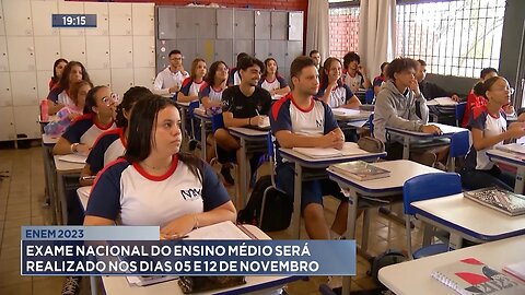 Enem 2023: Exame Nacional do Ensino Médio será realizado nos dias 05 e 12 de novembro.