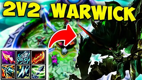 Warwick goes FULL ON-HIT and is UNSTOPPABLE in 2v2v2v2!!! League Of Legends Gameplay