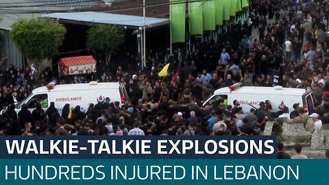 WALKIE-TALKIES AND LANDLINE PHONES EXPLODE, KILLING 20+ AND INJURING OVER 450 IN LEBANON