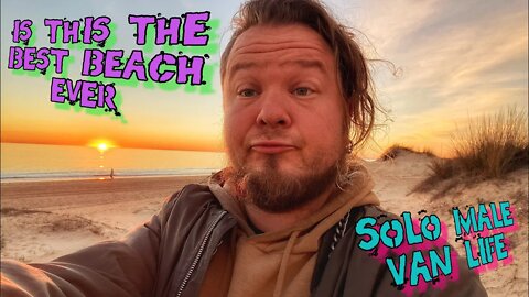 Is THIS the BEST BEACH EVER for Solo Male VANLIFE?!?!?😱