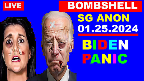 SG ANON, Q DROP, JUDY BYINGTON, X22 REPORT HUGE INTEL 01.25: BOMBSHELL... BIDEN PANIC