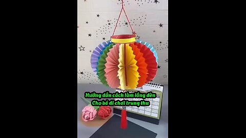 Tips for making lanterns for children at home are very simple #xuhuong #thinhhanh #mevabe #denlong