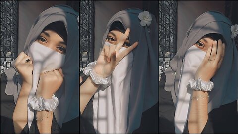 Easy niqab with hijab -- Mustarin Sultana🖤