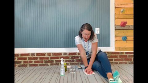 Pickle juice and applesauce spot cleaning on wool carpet (sticky substance spot cleaning on carpet)