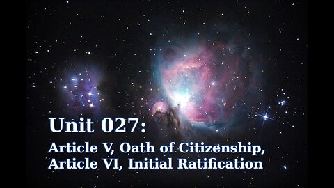 The Union of Philadelphia - Path to Citizenship Course Part Two: Unit 027