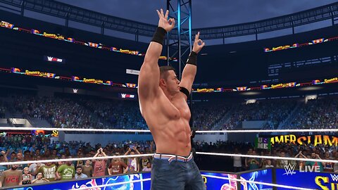 WWE 2K24: Cena vs Rock at Summerslam #wwe2k24 #gameplay #cenavsrock #summerslam