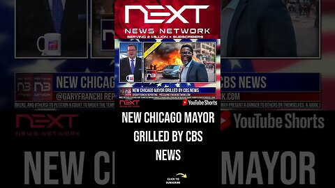 New Chicago Mayor GRILLED By CBS News #shorts