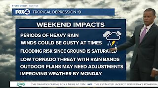 Tropical Depression #19 10 PM Update 9/11/20